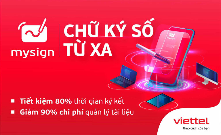 Chữ ký số từ xa MySign