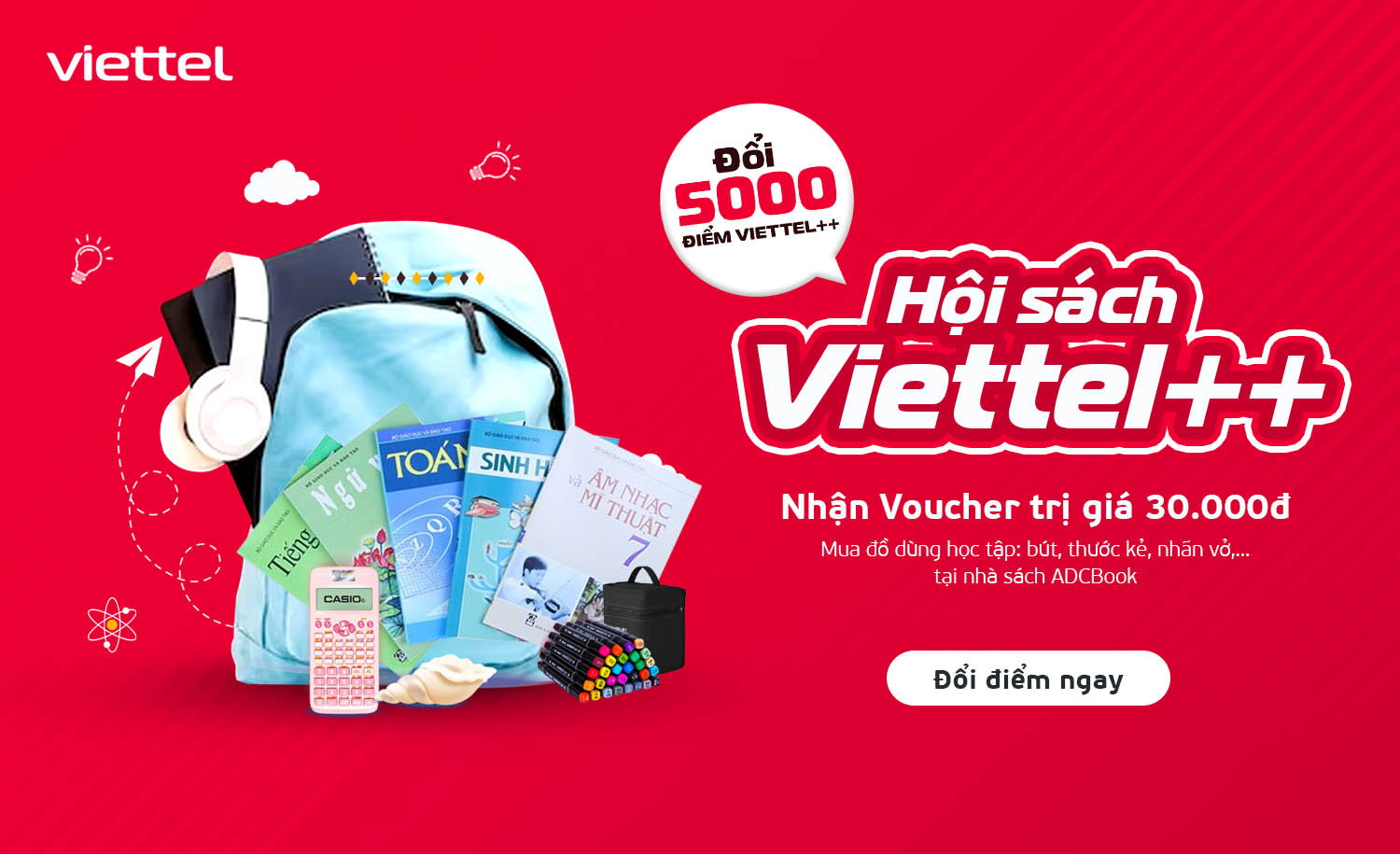 Viettel tưng bừng triển khai chương trình “Hội sách Viettel++” chào đón năm học mới